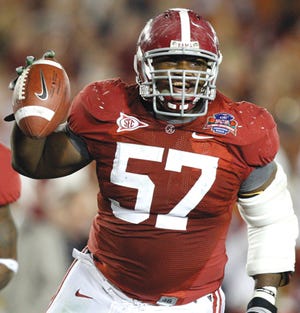 Alabama defensive tackle Marcell Dareus could be an option for the Buffalo Bills with the No. 3 pick in the NFL draft on Thursday.