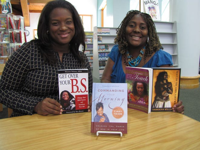 Shannon Nelson, left, and Sabriena Williams have started a Christian book club for women called Sisters With A Purpose, which meets monthly to discuss the chosen book of the month. They are also both published authors.
(Aida Mallard/Special to the Guardian)