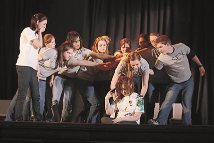 Sault High students — including:?Dakota McKerchie, Natasha Kangas, Megan Smart, Jenna Thompson, Angela Ware, Lakeisha Richards, Annie Claxton, Trevor Gage, Sam Strahl and Megan Staggs — will perform “The Human Condition” at the LSSU Arts Center on Tuesday evening. The program will serve as a fund-raiser for local organizations who work with youth.