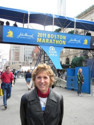Only a decade after she began running, Beth Fagin finished the Boston Marathon on April 18 in 4:26:55.