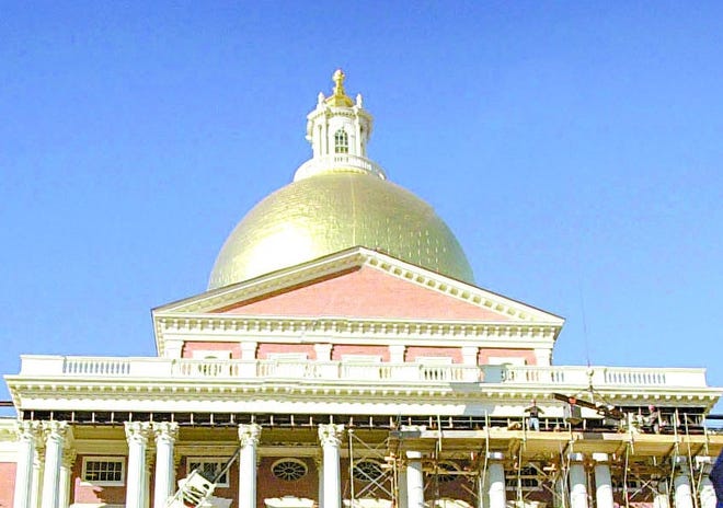 The statehouse in Boston