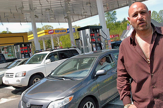 Ronen Drory, owner of Prestige Car Wash on Route 44, says having the lowest gas prices in the state is drawing customers from outside the Taunton area.