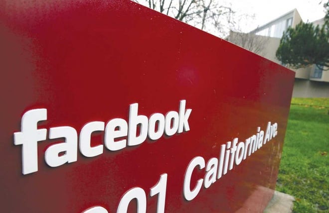 Facebook's headquarters in Palo Alto, Calif., is shown.