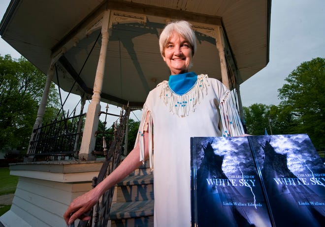 Linda Edwards of Yates City will hold a book signing Saturday for her book, the "The Legend of White Sky," a story that was read to fifth-graders over the years by a local teacher.