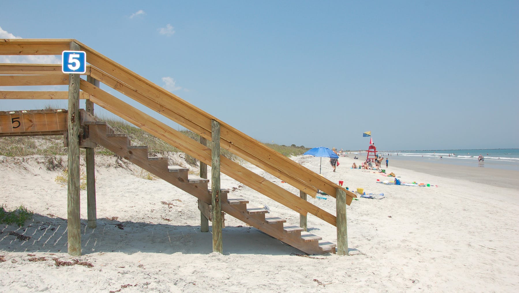 New Numbered Beach Signs Identify Ramps