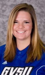 Grand Valley softball player Katie Martin