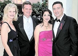Gala IX co-chairs Mike and Darcy Davis, and Dr. Jawad and Andrea Farhat. Contributed photos