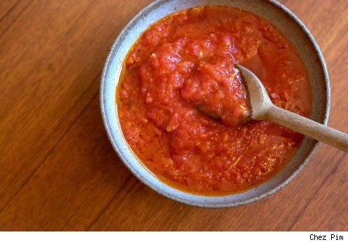 Chris Hutkin has a recipe for homemade tomato sauce that is quick to prepare.