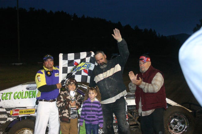 Vince Bowers was one of the winners at Siskiyou Motor Speedway