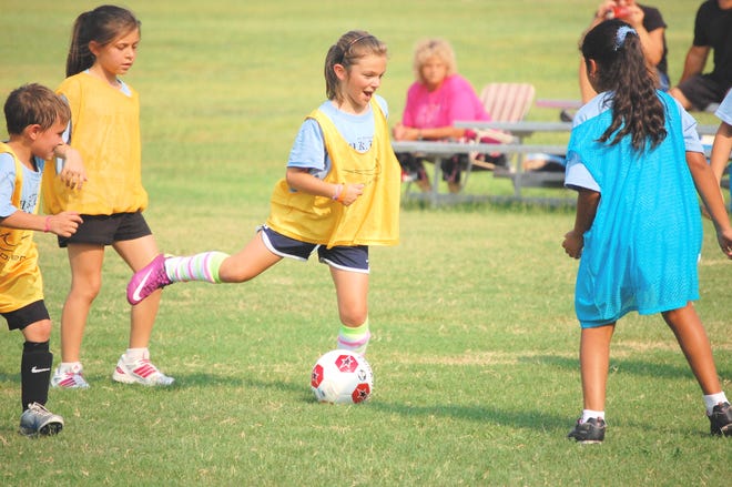 Lots of young soccer players were spotted at Central Middle School last week for the 8th annual UKLA soccer camp, hosted by coaches Chris Goodall and Jason Naquin.