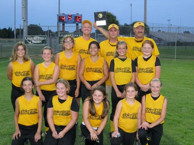 THE PLANT CITY STINGRAYS MINOR  softball team won the Little League Tournament of Champions title with a 12-4 victory over Lake Wales.