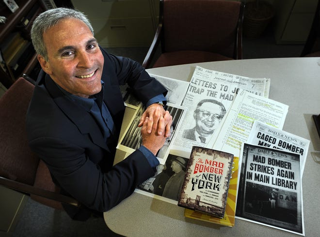 Ashland attorney Michael Greenburg just published his second book, "The Mad Bomber of New York,'' about George Metesky, who set off 33 bombs in and around NYC from 1940 to 1956 before he was caught.