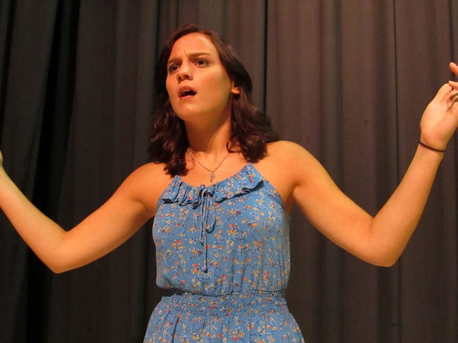 Emily Hart, an Eastside High senior, rehearses.(submitted photo)