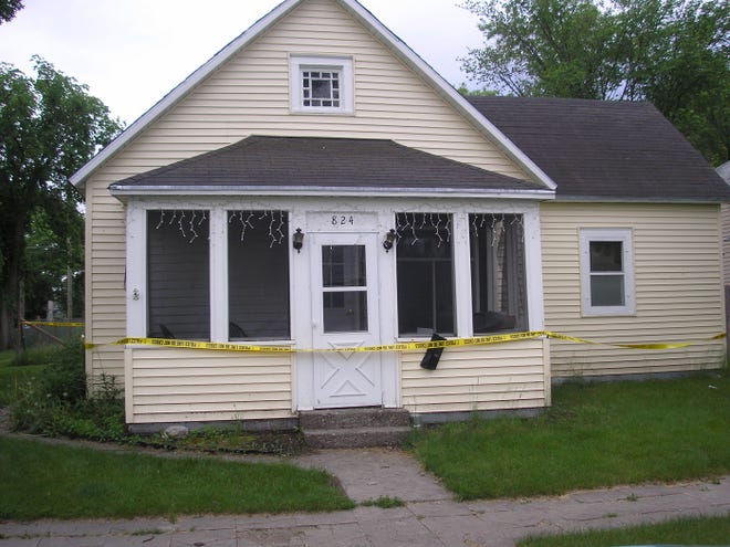 This house at 824 Second Street in Devils Lake remained roped off this morning as an investigation continues into a suspicious house fire there Thursday afternoon.