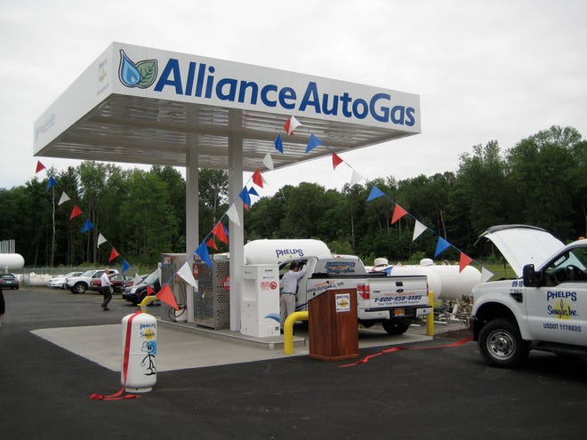 Phelps Sungas new public autogas fueling station opened June 10 in Geneva.