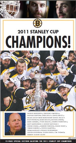 Pick up a copy of Saturday's Enterprise for complete coverage of the NHL champion Bruins.