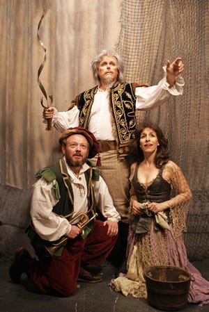 Barn Theatre performers, from left, Roy Brown, Robert Newman and Penelope Alex will take part in "Man Of La Mancha."