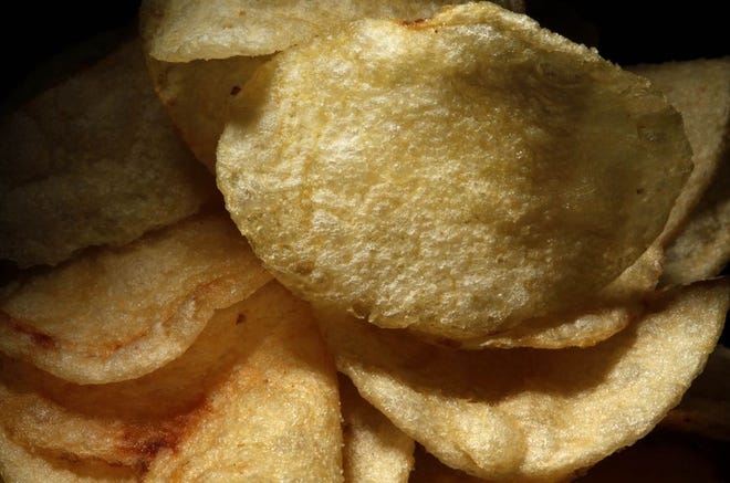 The potato chip is the biggest demon behind that pound-a-year weight creep that plagues many of us, a major diet study found. (The Associated Press)