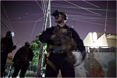 American commandos advised Iraqis on a recent mission in Baghdad.