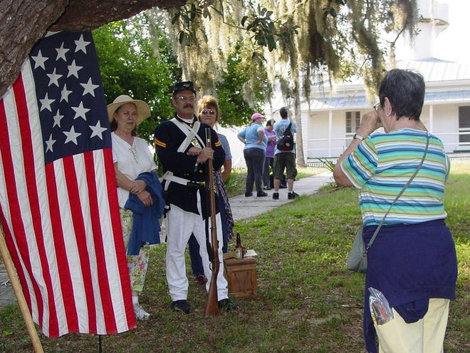 One of the cemeteries on Seahorse Key is dedicated to Civil War soldiers.