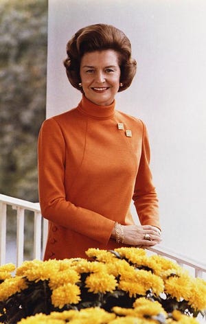 First lady Betty Ford's official White House photo from 1974.