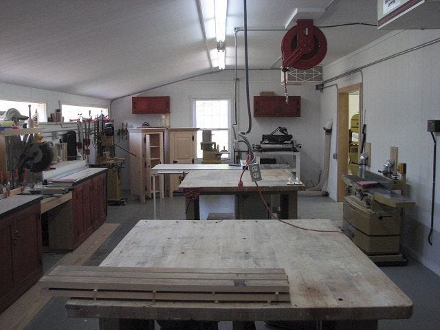 courtesy photo
This is one of the workshops in the New England Community Craftsmen School located on Lower Middle Road in Lebanon. Owner Tim Bragdon is looking for grant writers as well as members for his board of directors for the facility.