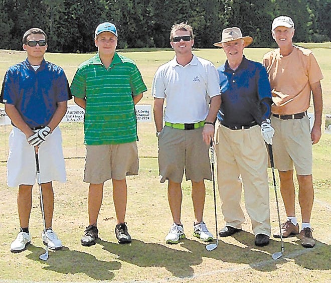 From the left winner Spencer Schindler, Brian Soussa, Kirk Irvin, Jerry O'Connell and Johnny Walker.