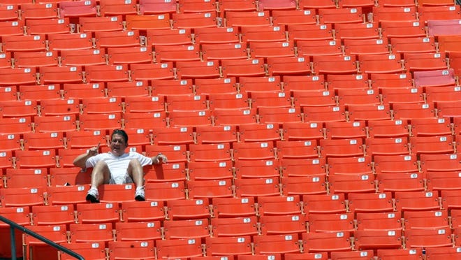 The Florida Marlins will close the upper-deck seats at Sun Life Stadium to spectators for the rest of the 2011 season.