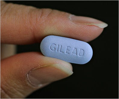 Gilead Sciences' Truvada cut the odds of becoming infected.