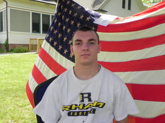 Jacob Randazzo, 17, left for the U.S. Army Tuesday.