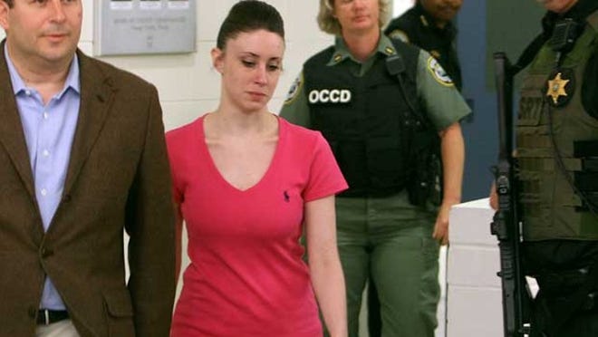 Casey Anthony leaves jail early Sunday, July 17, 2011.