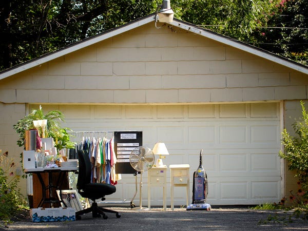 Arrange your garage sale to allow for easy browsing. (Max Faulkner/Fort Worth Star-Telegram/MCT)