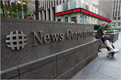 The News Corporation spent $655 million to settle claims against its newspaper insert business.