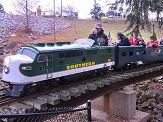 This photo of the Cleveland Park miniature train was taken during a day with Santa in December 2009, hosted by the Spartanburg Parks Commission. A Cleveland Park train derailed on Saturday, March 19, 2011, killing one child and injuring several other passengers.