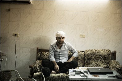 Abdel-Rahman, also known as Rahmani, is said by some to have written the song that has become an informal anthem of the Syrian protest movement.