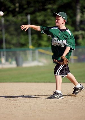 Cal Ripken regionals kick off

EJ Hersom/Staff photographer 

Dover's Cole Caster, 13, throws a ball during an infield competion to kick off the Cal Ripken New England 12-year-old 70-foot tournament at Beckwith Park on Friday afternoon. For more photos, see Page B2.