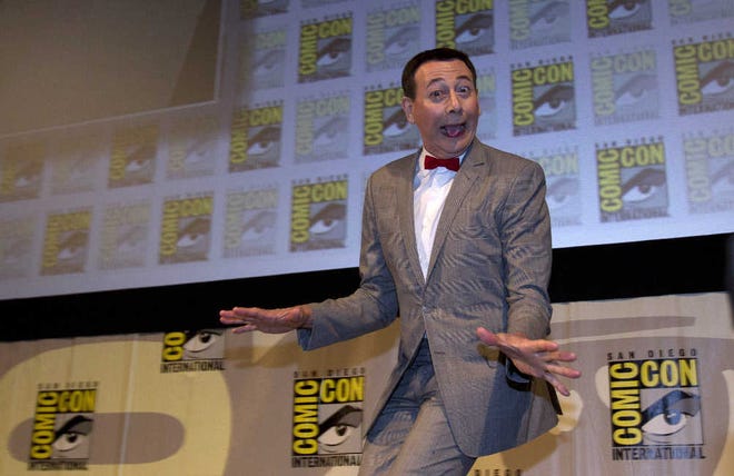 Pee-wee Herman appears at Comic-Con International.