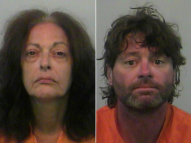 Tracy Lowe Comstock, left, and Kenneth Wayne Stewart