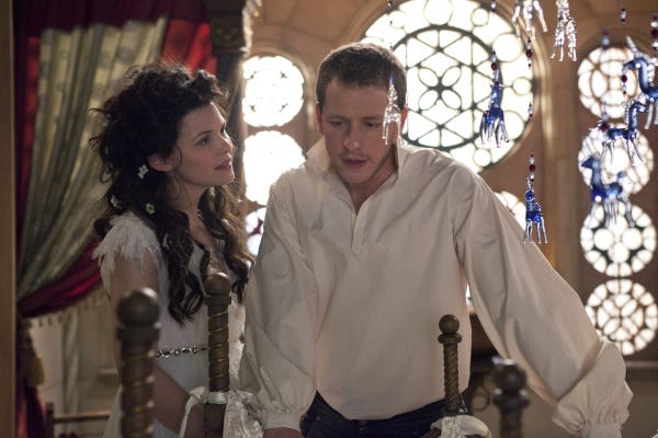Caught in a storybook world: Ginnifer Goodwin and Josh Dallas in the fairy-tale twist 
         Once Upon a Time