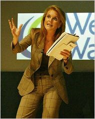 Sarah Ferguson, the Duchess of York, a former Weight Watchers spokeswoman.
