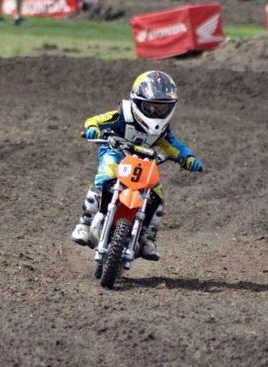 Courtesy of Tabatha Smith Six-year-old Richmond Hill dirt bike racer Kyle Smith will race at the Red Bull AMA Amateur National Motocross Championships.