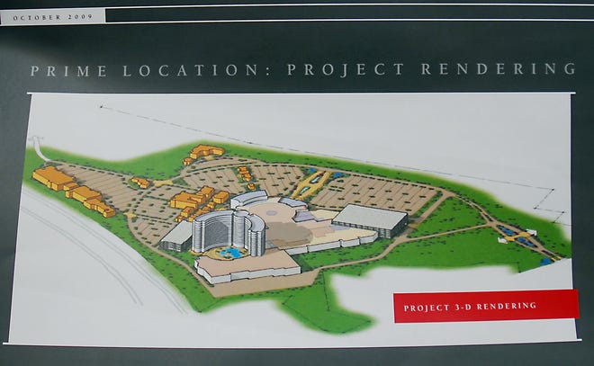 An image representing a possible design for a casino in Milford.