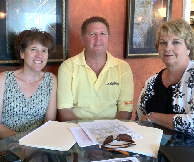 From left, Diane Kruzick, Mark Alig and Peggy Flannigan are committee members for the American Brain Tumor Association and are planning this year’s Mark Linder Walk for the Mind Sept. 24 at the RiverPlex.