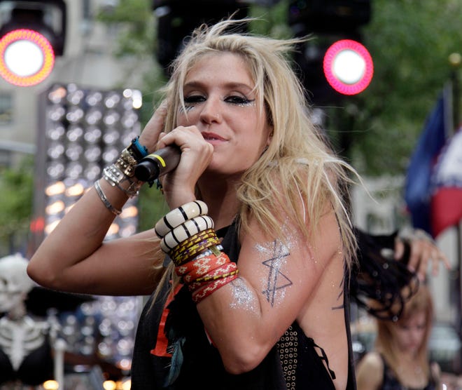 Ke$ha performs Wednesday at the Bank of America Pavilion.