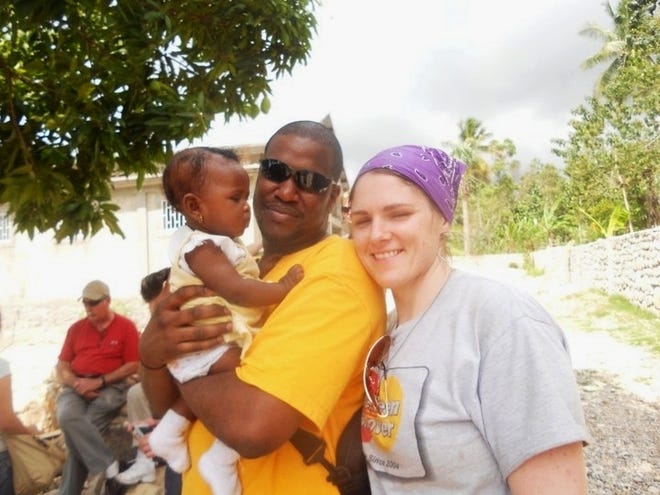 Anna Fegan and Paul Albert are seen on their first mission to Haiti.