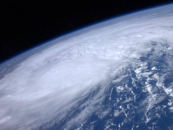 High above the Earth from aboard the International Space Station, astronaut Ron Garan snapped this image of Hurricane Irene as it passed over the Caribbean on Aug. 22, 2011. The storm is expect to hit New England on Sunday.