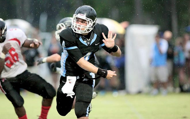 Quarterback Perry Orth leads the Ponte Vedra football team.