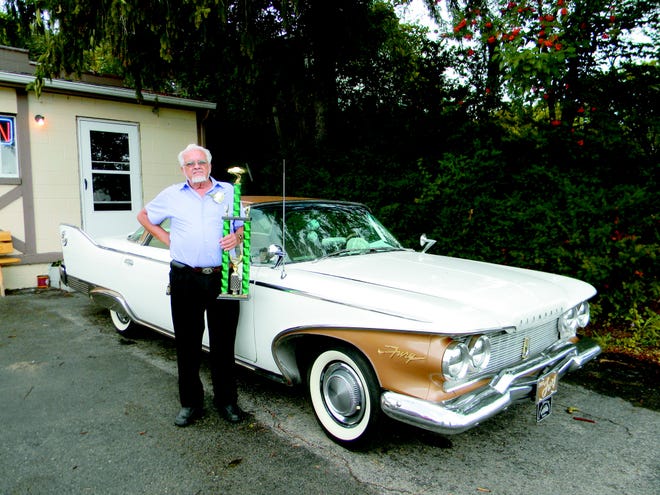 Ken Lyons, with his 1960 Plymouth Fury HT, came in second place for Best Original Restored.