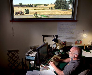 Barry Ramsay, who runs a business in Potlatch, Idaho, once lost his Internet connection when bears jostled the signaling towers.
