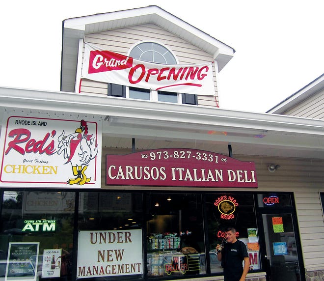 Photo by Steven Reilly/New Jersey Herald 
Caruso’s Italian Deli on Route 94 in Hardyston hosted a grand opening party recently. Visitors were treated to a variety of free dishes that provided a sample of the deli’s menu.